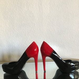 Guess Black/Red stilettos *refurbished/restored*